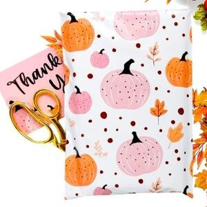 (10) Festive Pumpkin Fall Mailers, 7.5X10.5”, BUY NOW PRICE